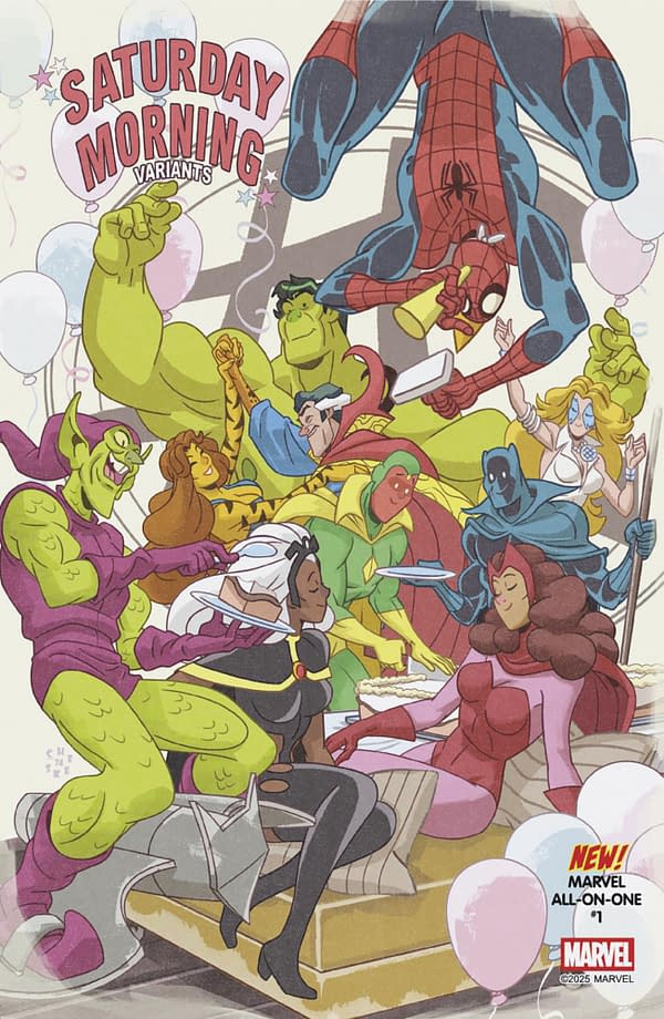 Cover image for MARVEL ALL-ON-ONE #1 SEAN GALLOWAY SATURDAY MORNING VARIANT