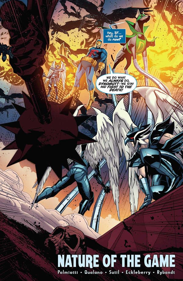 Interior preview page from Blue Falcon & Dynomutt #4