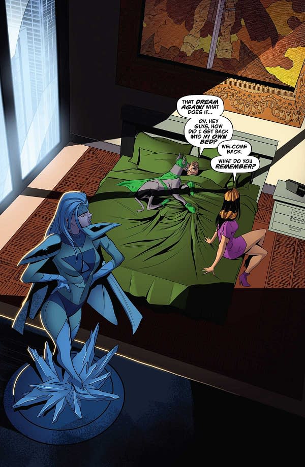 Interior preview page from Blue Falcon & Dynomutt #4