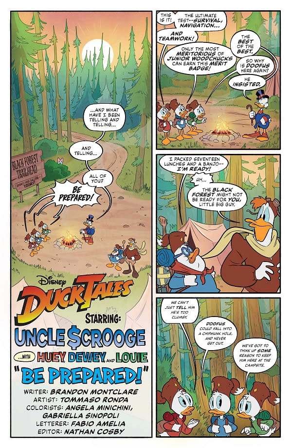 Interior preview page from Ducktales #9