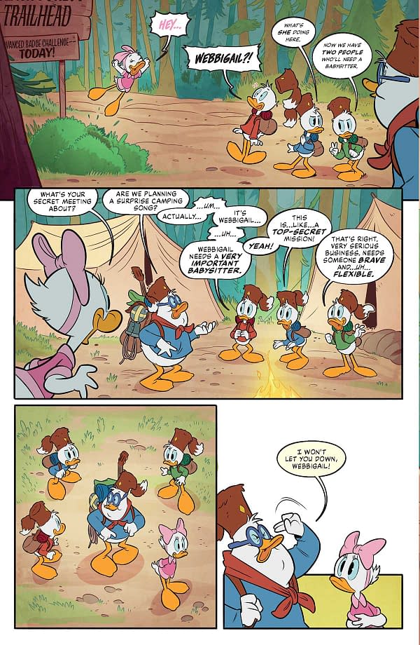 Interior preview page from Ducktales #9