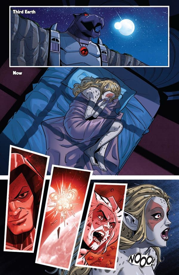 Interior preview page from ThunderCats x SilverHawks: Road to War #1