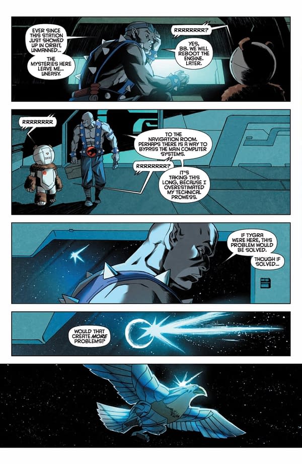 Interior preview page from Thundercats x Silverhawks #1