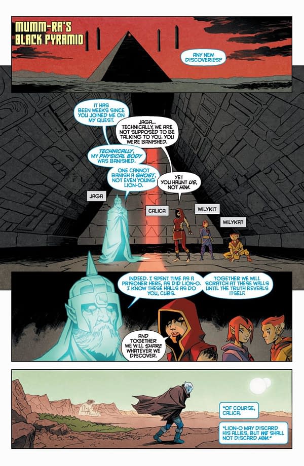 Interior preview page from Thundercats x Silverhawks #1