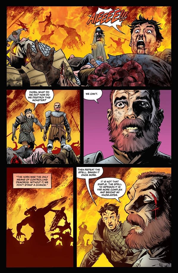 Interior preview page from Red Sonja: She-Devil with a Sword #5