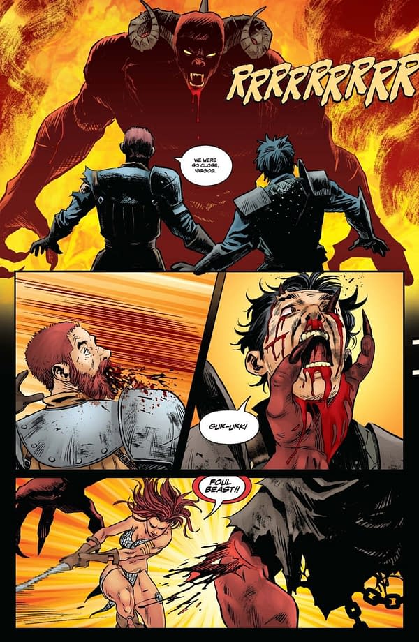 Interior preview page from Red Sonja: She-Devil with a Sword #5