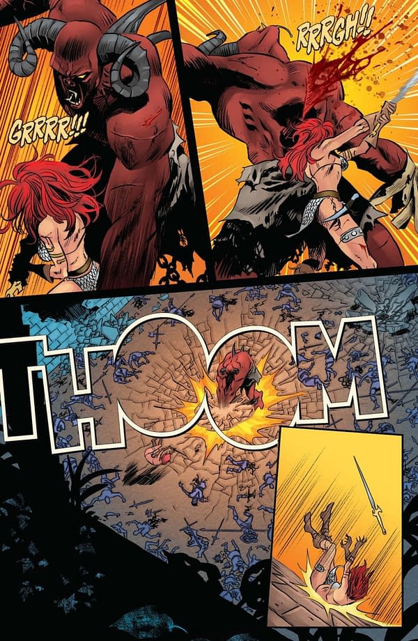 Interior preview page from Red Sonja: She-Devil with a Sword #5