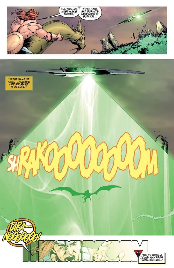 Interior preview page from Space Ghost vs. The Herculoids #2