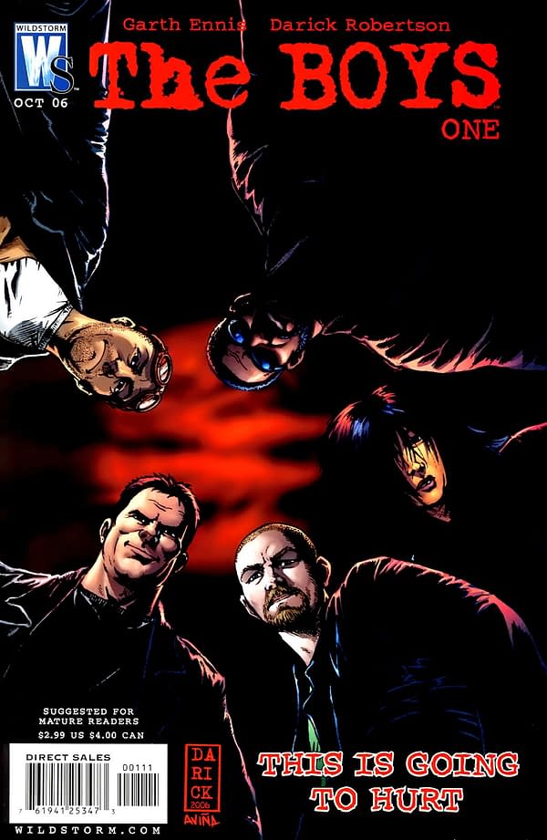 First Promo Image From The Boys Replicates Its First Comic Book Cover