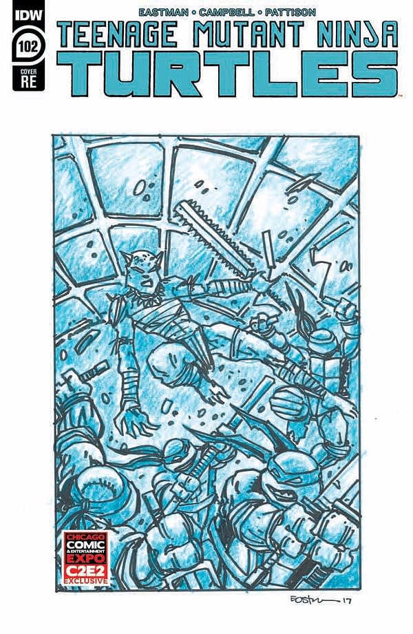 Unpublished Kevin Eastman Teenage Mutant Ninja Turtles Art For ComicBooks For Kids C2E2 Charity Variant