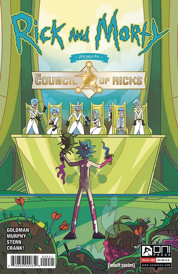 Rick & Morty Present The Council Of Ricks #1 Cover B