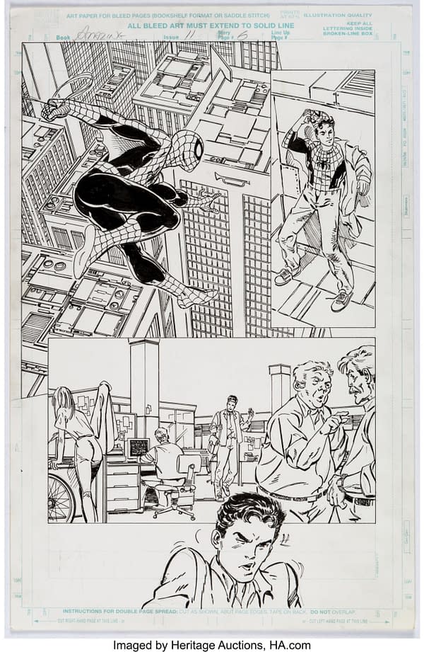 John Byrne Spider-Man Original Artwork Pages Up for Auction