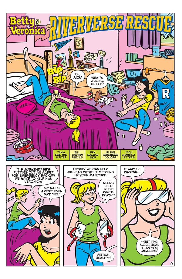 Interior preview page from Betty & Veronica: Friends Forever - Powerups #1