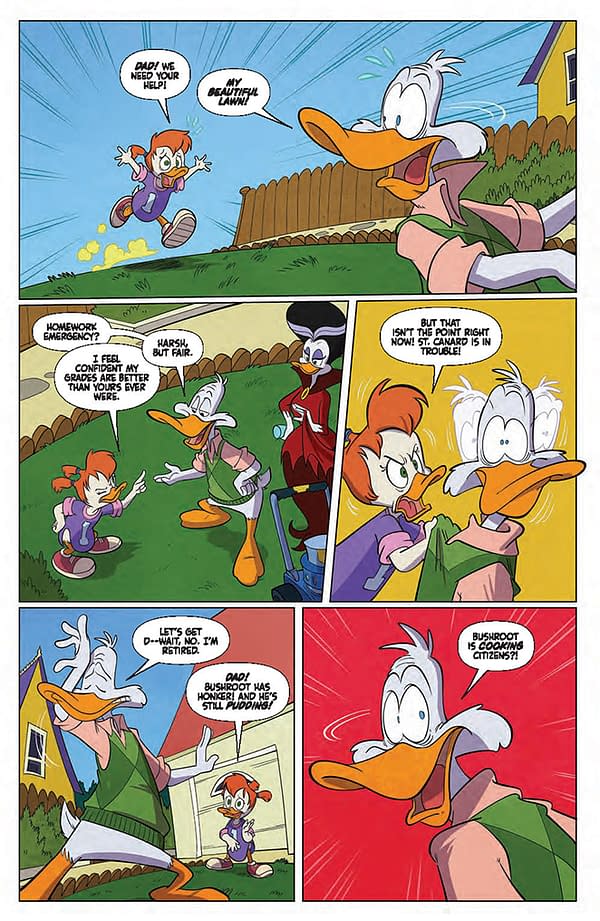 Interior preview page from Darkwing Duck #4