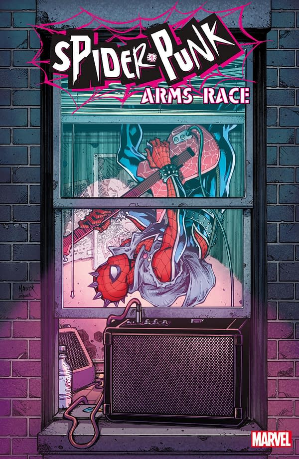 Cover image for SPIDER-PUNK: ARMS RACE 1 TODD NAUCK WINDOWSHADES VARIANT