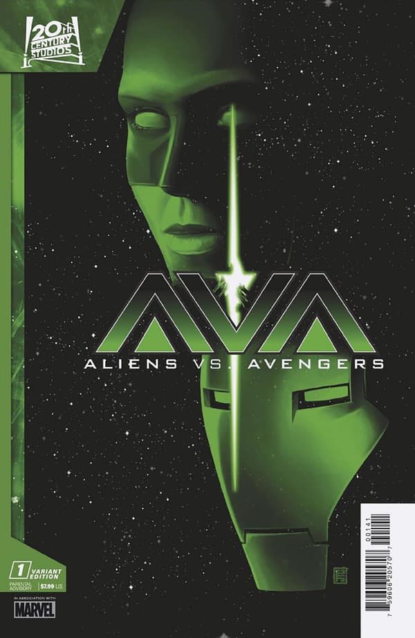 Cover image for ALIENS VS. AVENGERS #1 JOHN TYLER CHRISTOPHER HOMAGE VARIANT