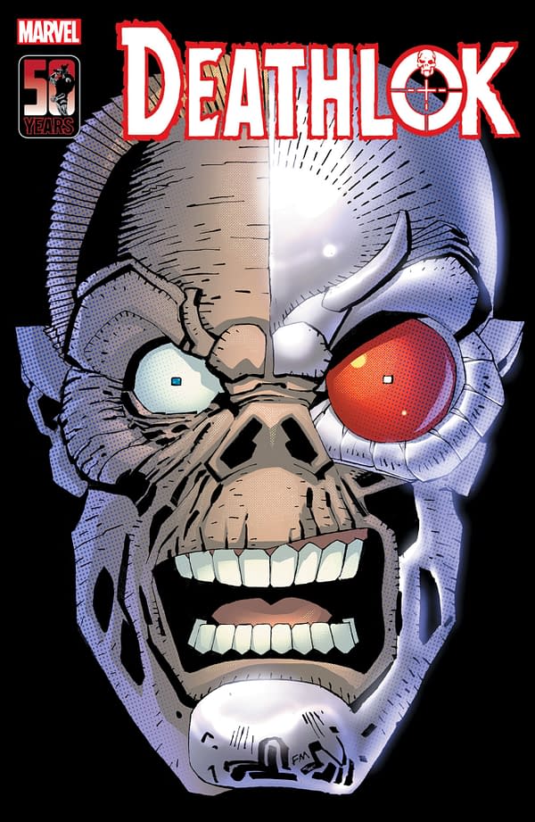 Cover image for DEATHLOK 50TH ANNIVERSARY SPECIAL #1 FRANK MILLER VARIANT