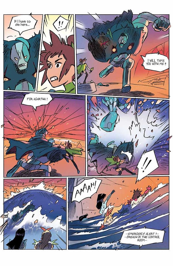 Interior preview page from Flavor Girls: Return To The Mothership #2