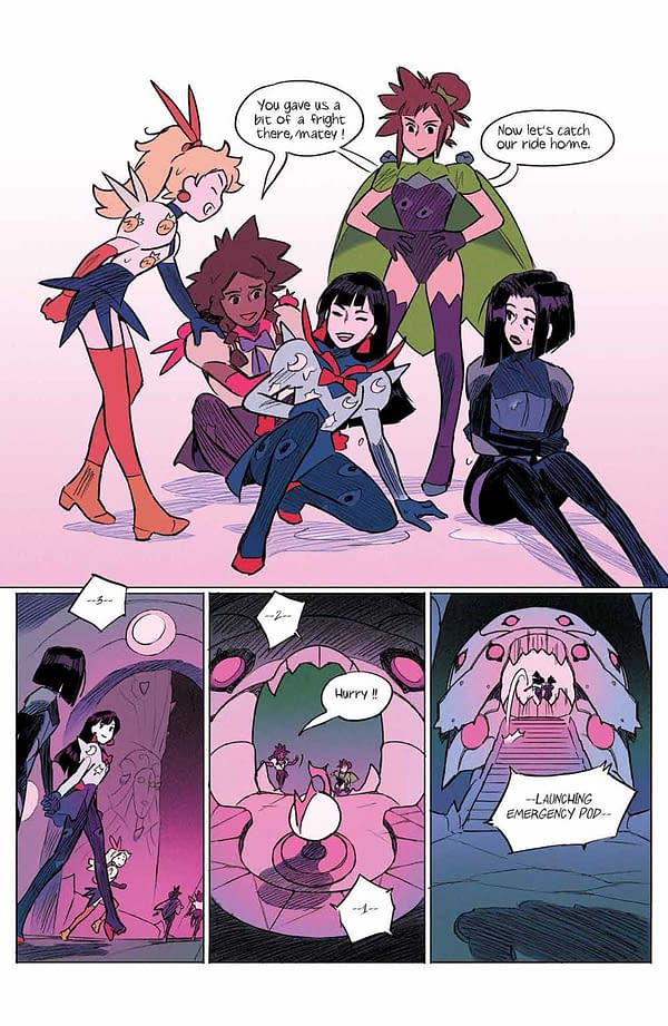Interior preview page from Flavor Girls: Return To The Mothership #2