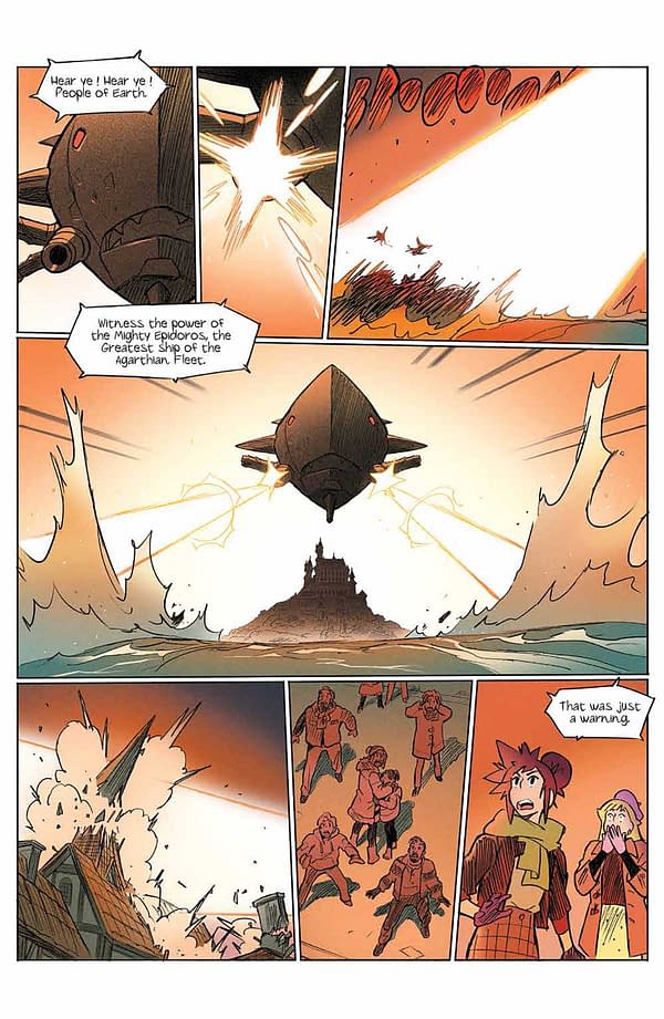 Interior preview page from Flavor Girls: Return To The Mothership #3