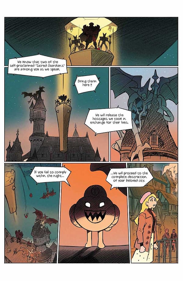 Interior preview page from Flavor Girls: Return To The Mothership #3