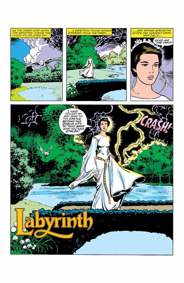 Interior preview page from Jim Henson's Labyrinth Original Motion Picture Adaptation