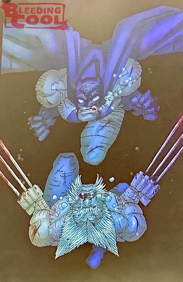 SDCC: Frank Miller Draws Wolverine Vs Batman For DC/Marvel