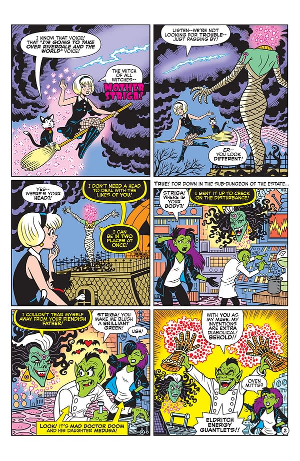 Interior preview page from Sabrina the Teenage Witch: Magic Unleashed