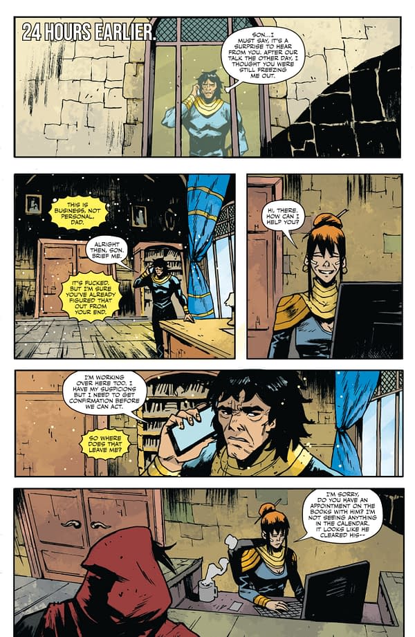 Interior preview page from Lost Fantasy #5