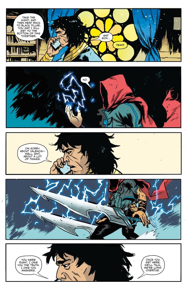 Interior preview page from Lost Fantasy #5