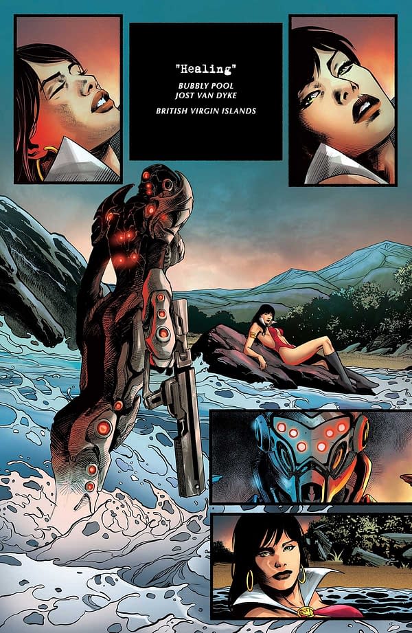 Interior preview page from Vampirella #7