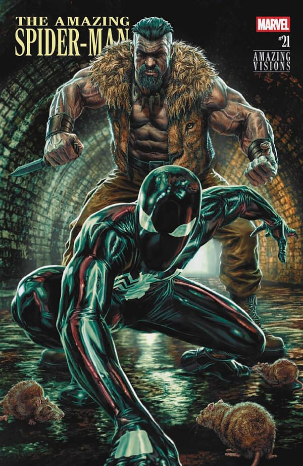Cover image for AMAZING SPIDER-MAN #21 LEE BERMEJO AMAZING VISIONS VARIANT