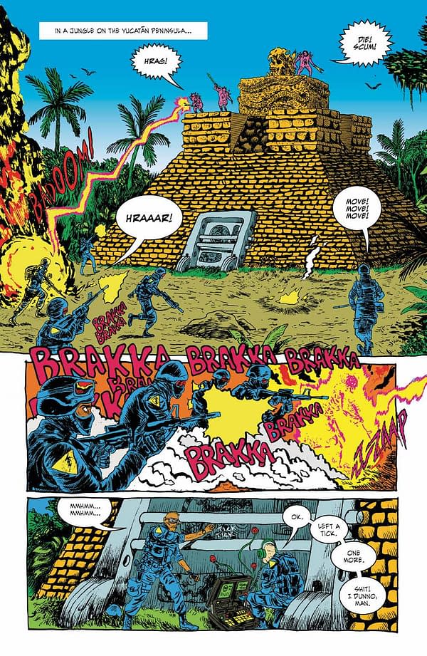 Interior preview page from Death Fight Forever #1