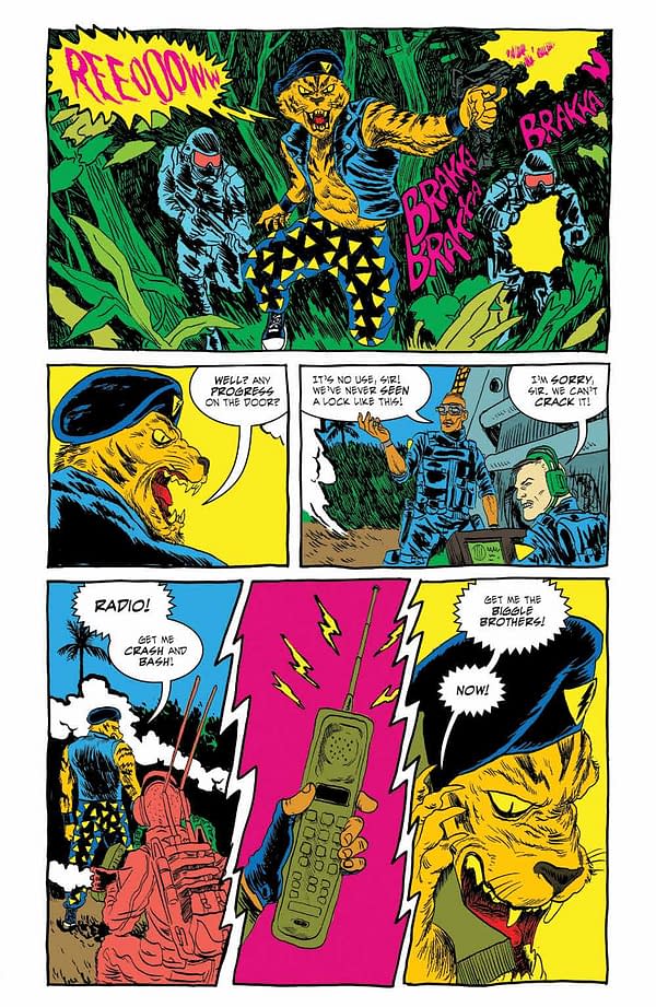 Interior preview page from Death Fight Forever #1