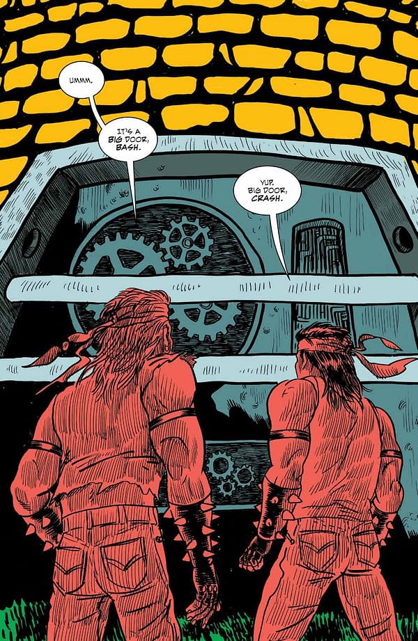 Interior preview page from Death Fight Forever #1