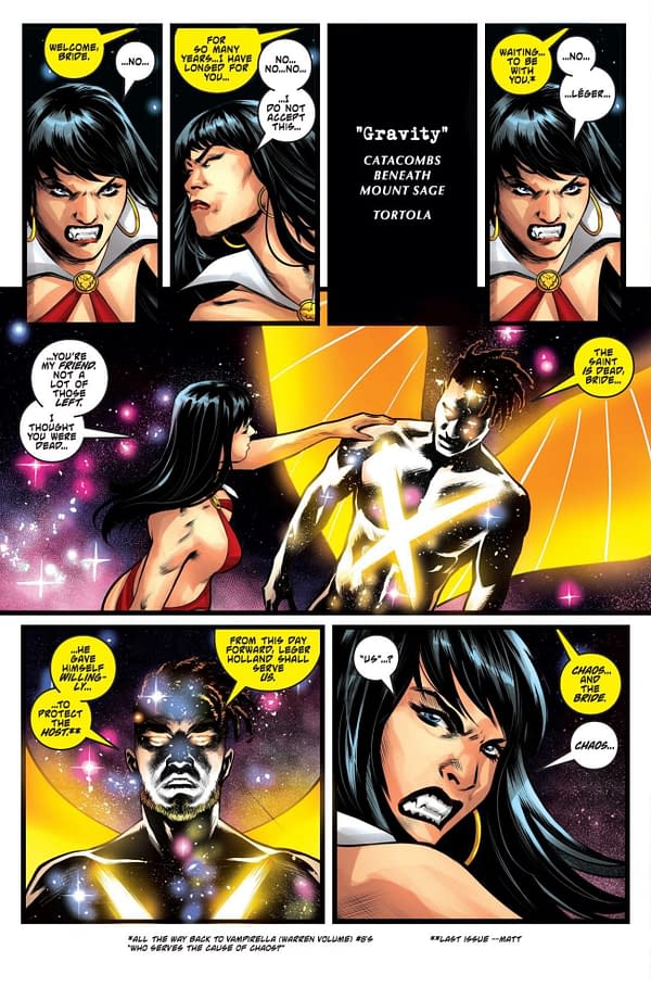 Interior preview page from Vampirella #10