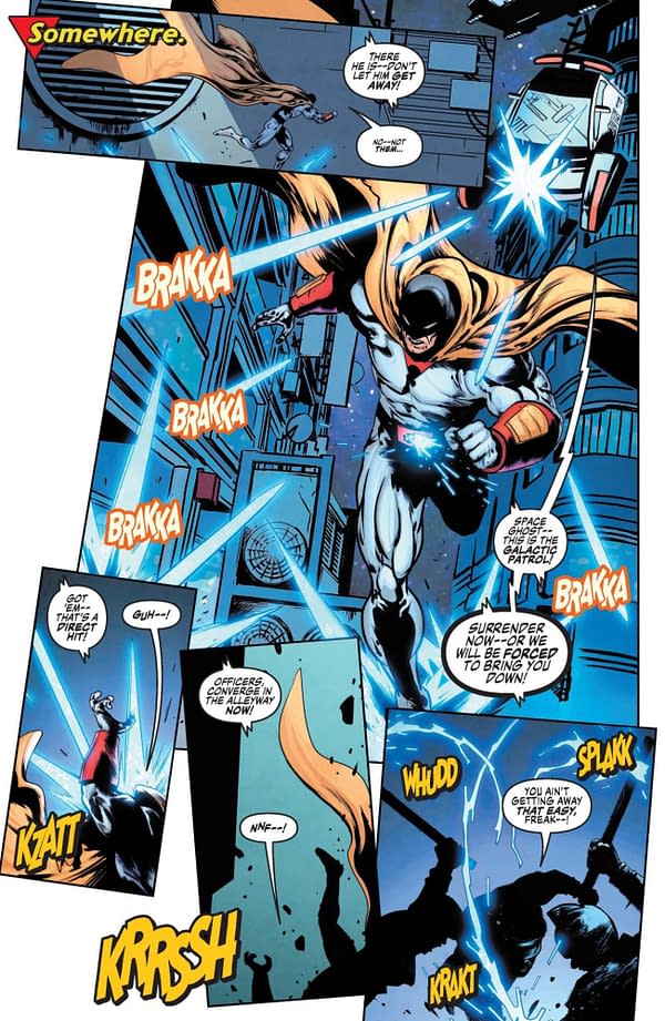 Interior preview page from Space Ghost #9