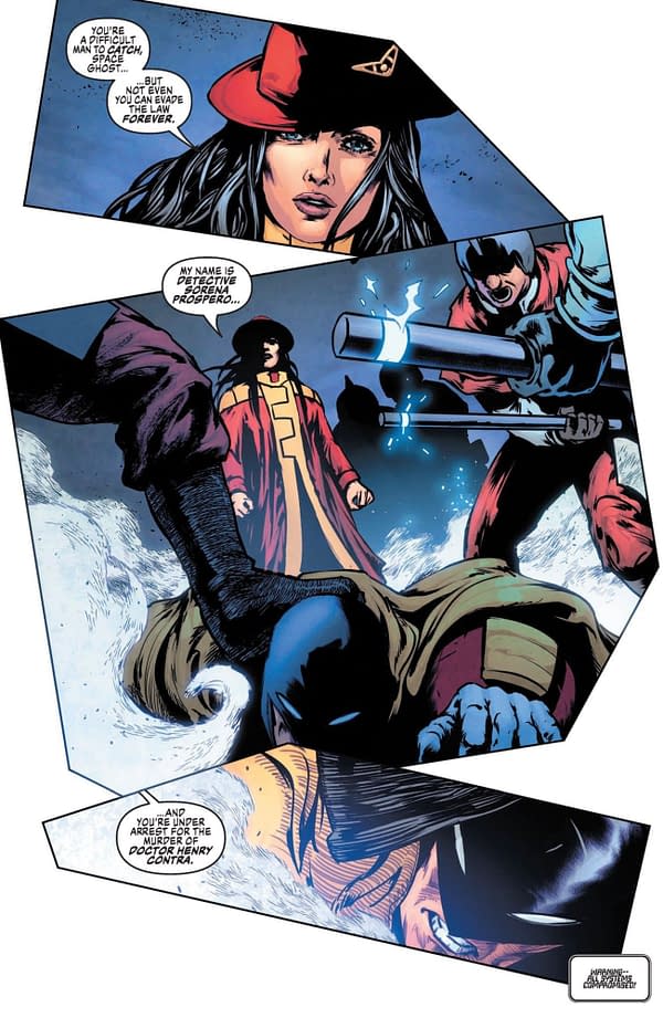 Interior preview page from Space Ghost #9