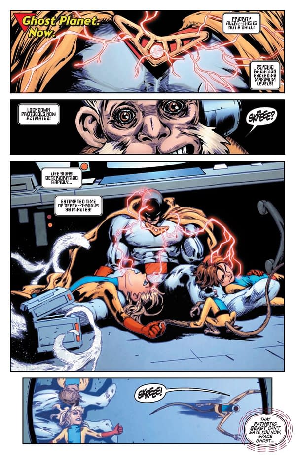 Interior preview page from Space Ghost #9