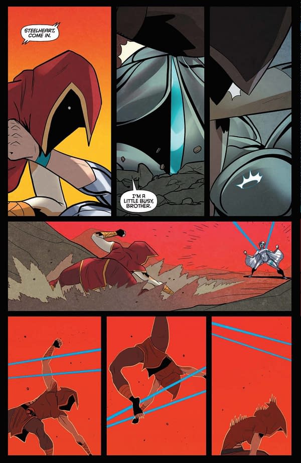 Interior preview page from ThunderCats x SilverHawks #3