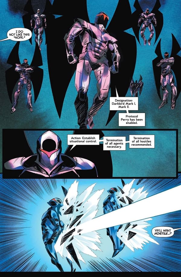 Interior preview page from ThunderCats x SilverHawks #5