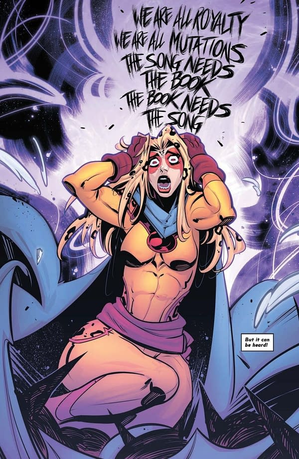 Interior preview page from ThunderCats: Cheetara #1