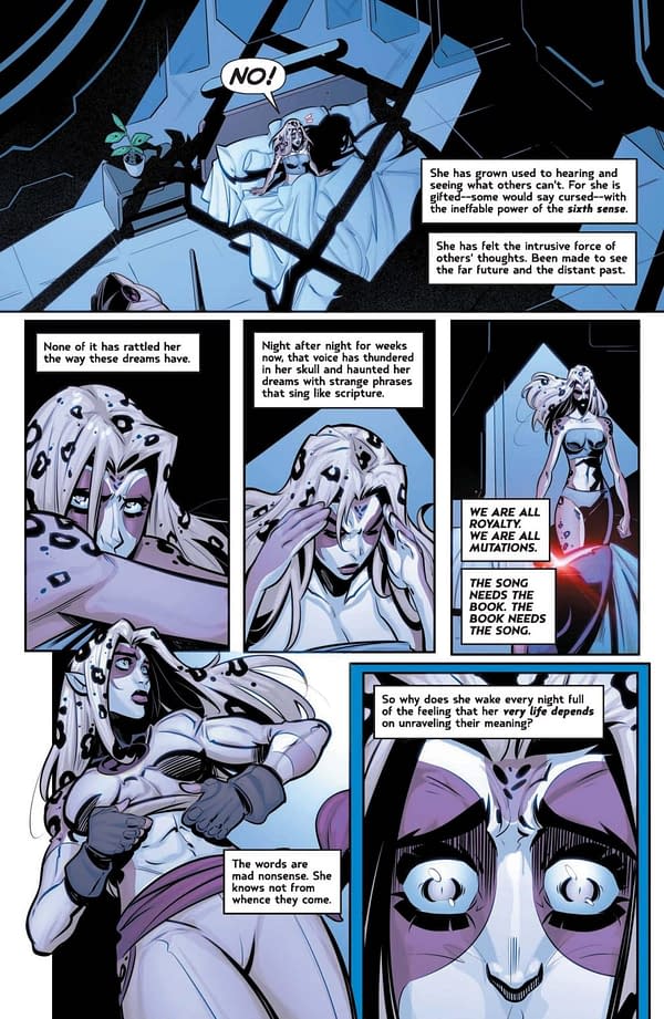 Interior preview page from ThunderCats: Cheetara #1
