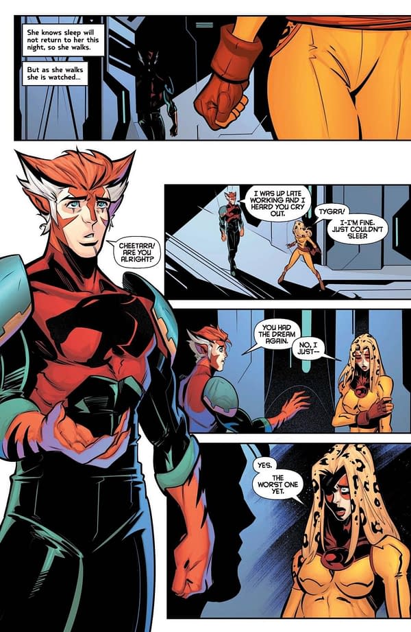 Interior preview page from ThunderCats: Cheetara #1