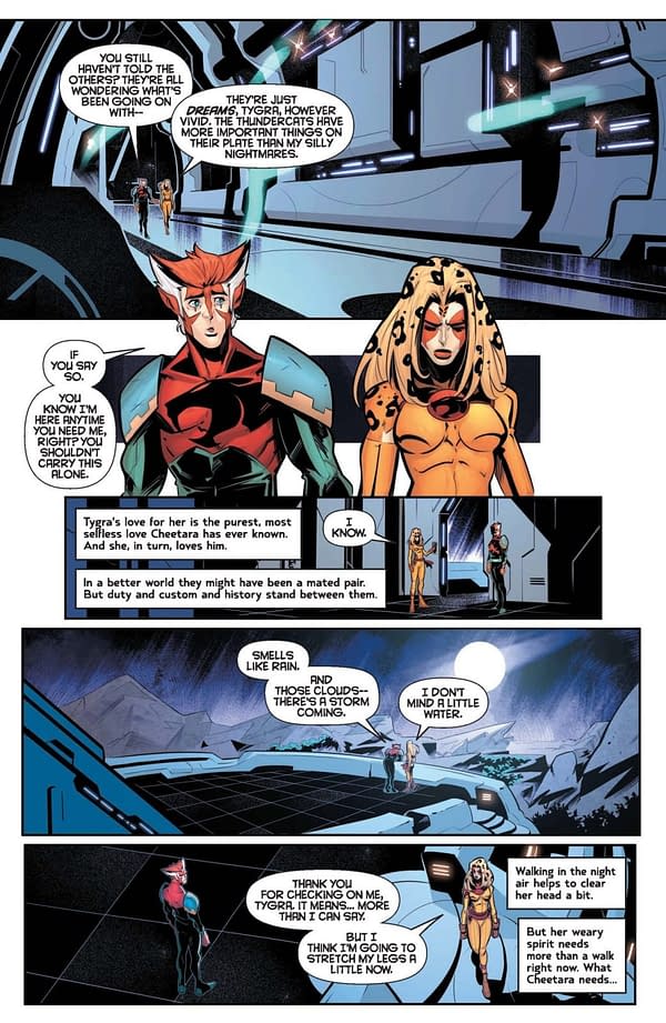 Interior preview page from ThunderCats: Cheetara #1