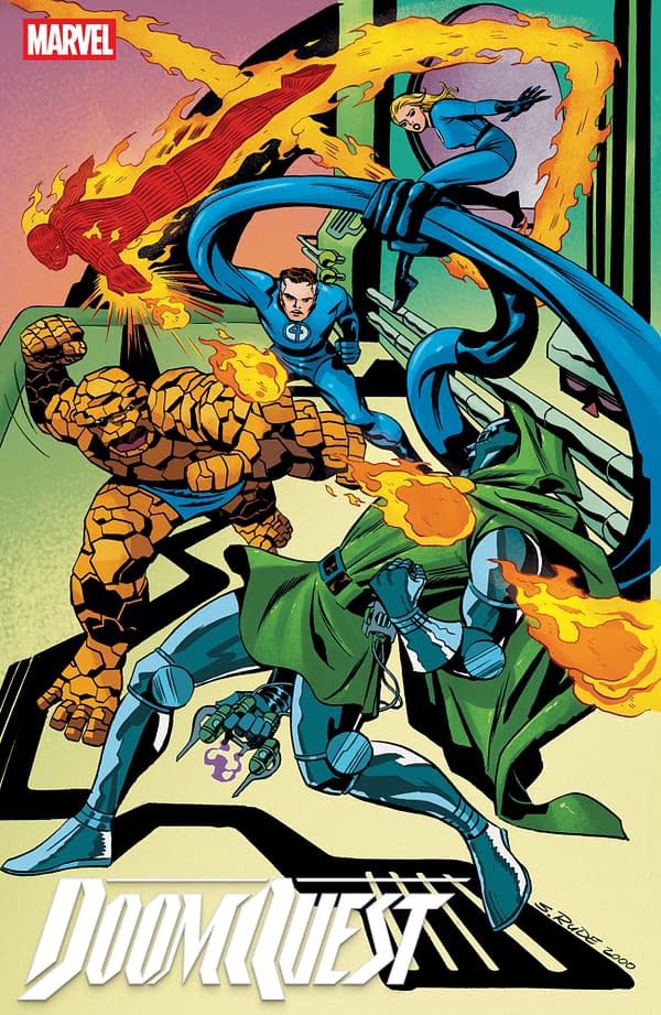 Cover image for DOOMQUEST #4 STEVE RUDE VARIANT
