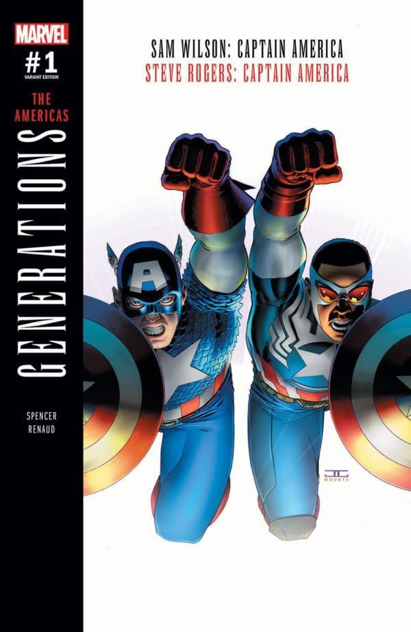 Second Prints For Marvel's Generations: Spider-Men and Captain Americas