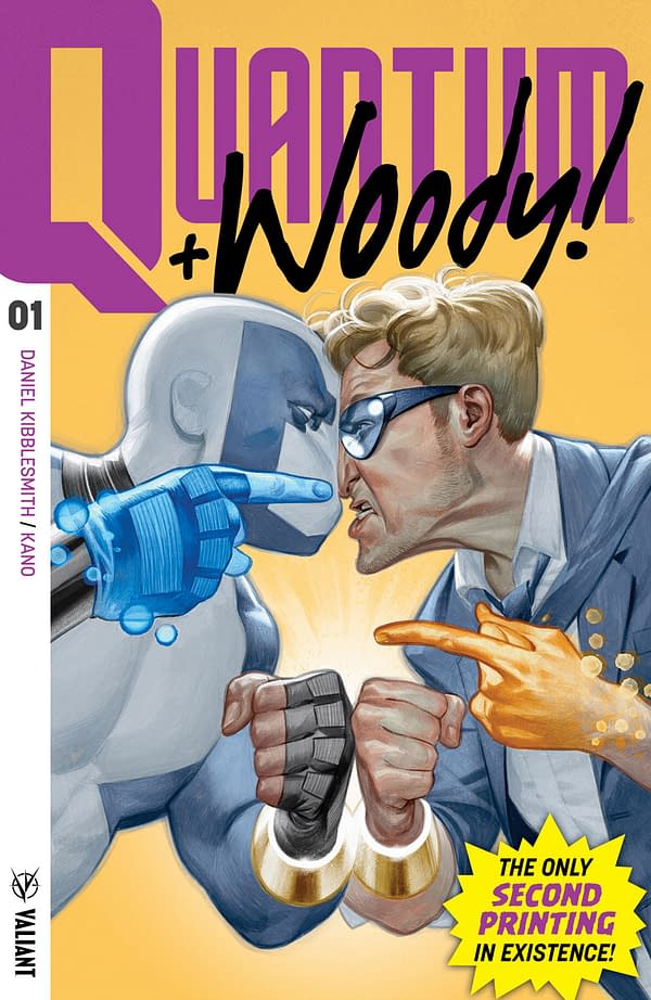 Valiant's Quantum and Woody! #1 Gets a Very, Very Exclusive Second Printing for the CBLDF