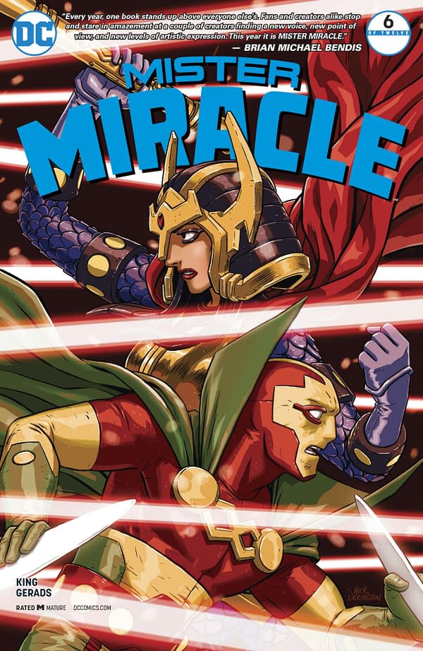 DC Comics Publishes First New Work by Brian Michael Bendis in – or Rather, on – Mister Miracle Man #6