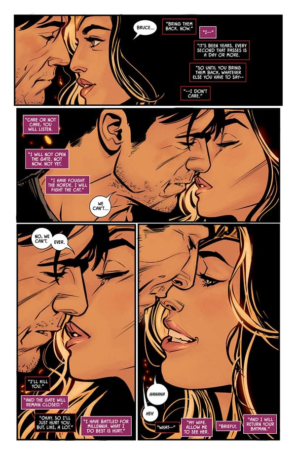 Batman #40 &#8211; Will Bruce Wayne Get a Wonder Kiss?